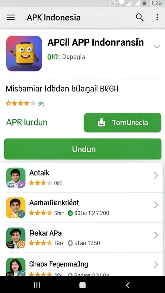 indorp - Tampilan awal permainan INDORP yang penuh warna.