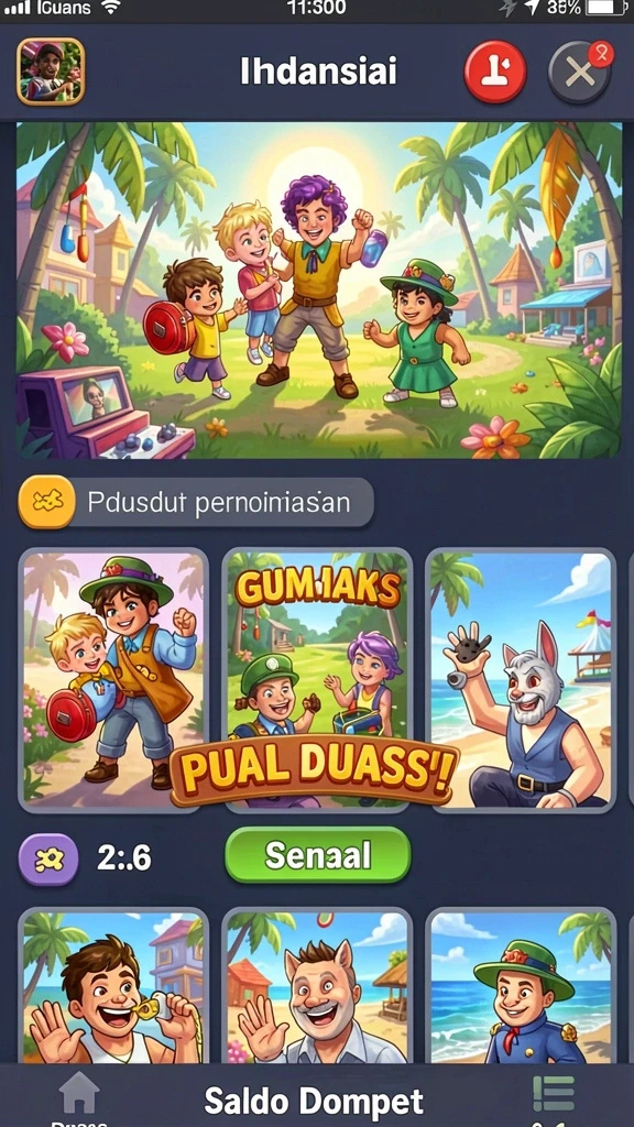 ri889 - Tampilan level pertama yang memukau dan penuh warna.